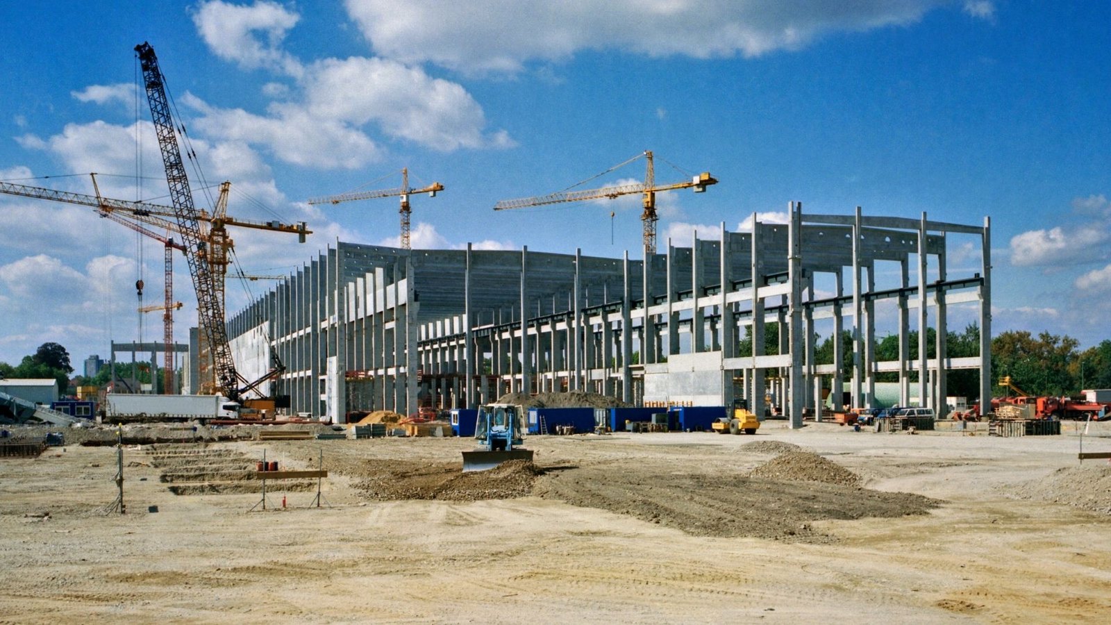 Trabajos de construcción en obra
